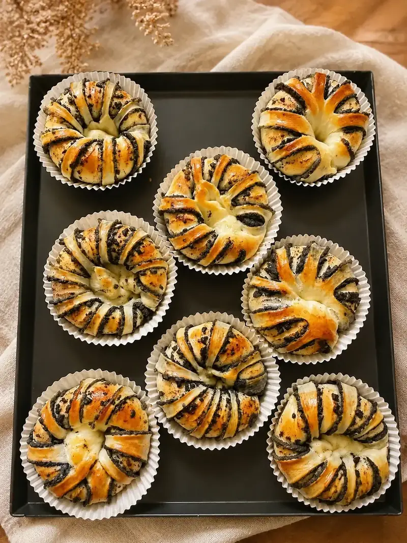 芝麻奶酥麵包